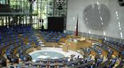 Der Deutsche Bundestag im Reichstagsgebude zu Berlin